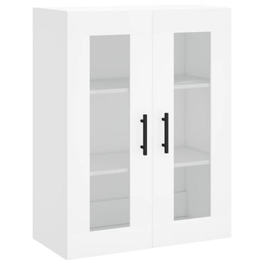 Wall Mounted Cabinet White 69.5x34x90 cm