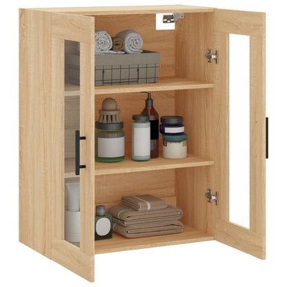 Wall Mounted Cabinet Sonoma Oak 69.5x34x90 cm