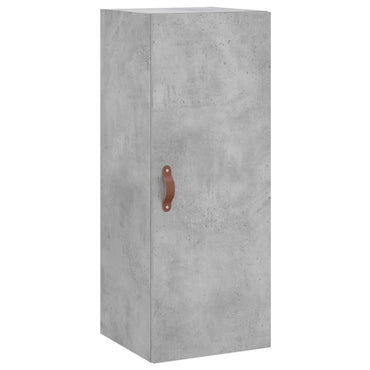 Wall Mounted Cabinet Concrete Grey 34.5x34x90 cm