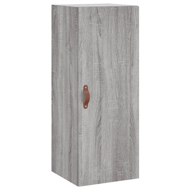 Wall Mounted Cabinet Grey Sonoma 34.5x34x90 cm