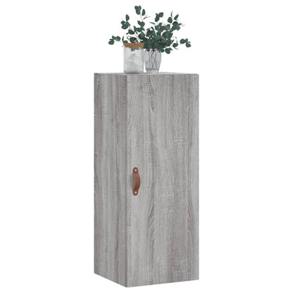 Wall Mounted Cabinet Grey Sonoma 34.5x34x90 cm