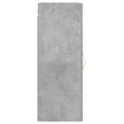 Wall Mounted Cabinet Concrete Grey 34.5x34x90 cm