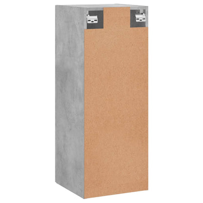 Wall Mounted Cabinet Concrete Grey 34.5x34x90 cm