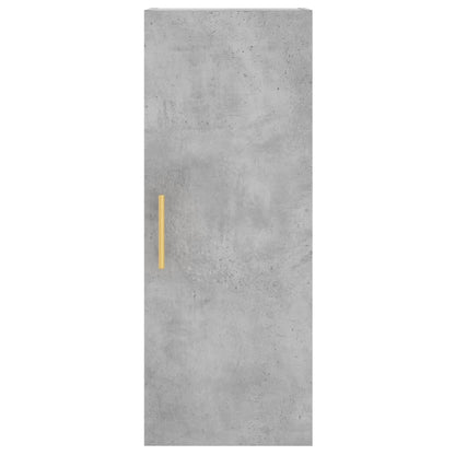 Wall Mounted Cabinet Concrete Grey 34.5x34x90 cm