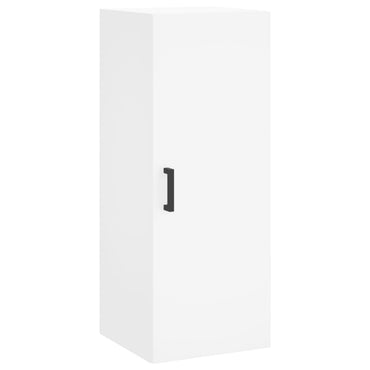 Wall Mounted Cabinet White 34.5x34x90 cm