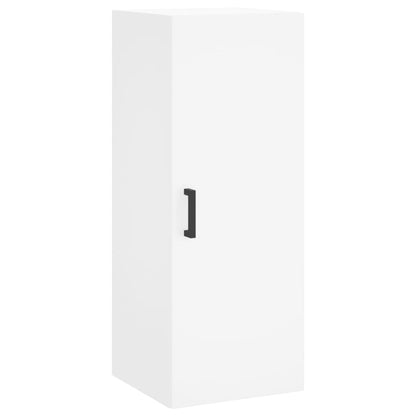 Wall Mounted Cabinet White 34.5x34x90 cm