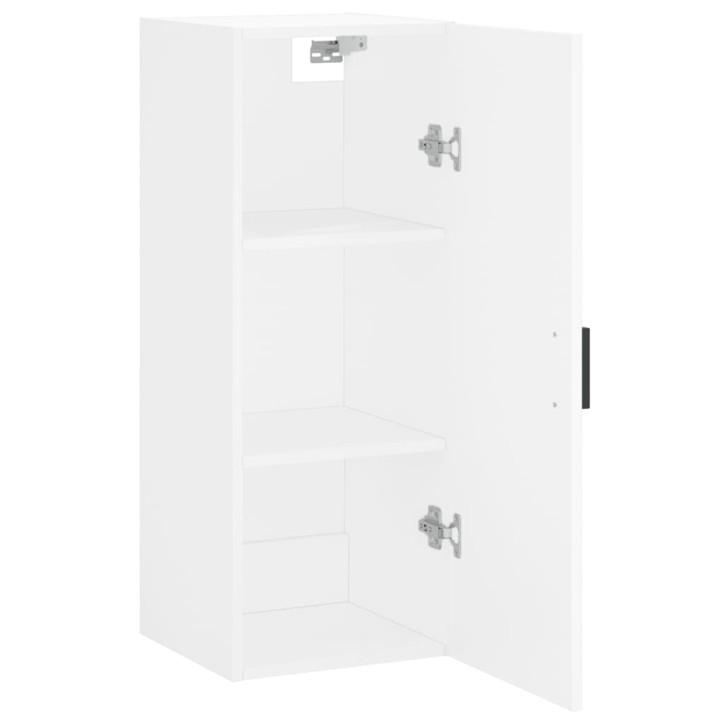 Wall Mounted Cabinet White 34.5x34x90 cm