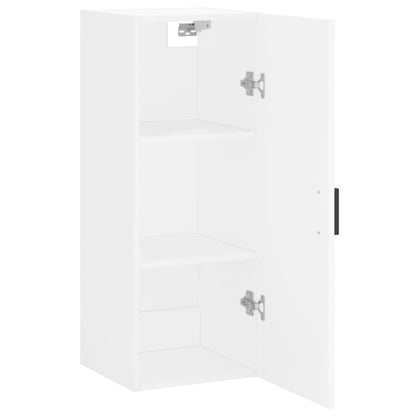 Wall Mounted Cabinet White 34.5x34x90 cm