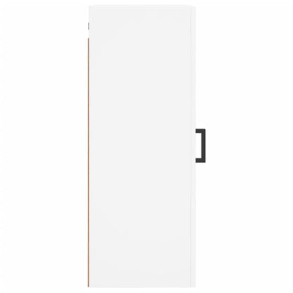 Wall Mounted Cabinet White 34.5x34x90 cm