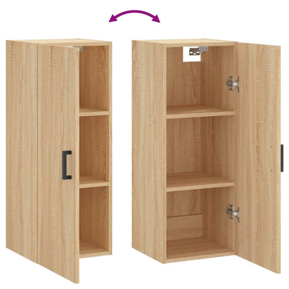 Wall Mounted Cabinet Sonoma Oak 34.5x34x90 cm