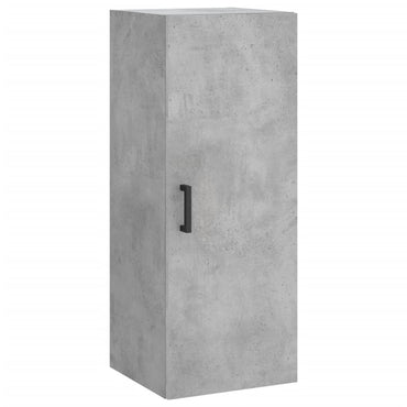 Wall Mounted Cabinet Concrete Grey 34.5x34x90 cm