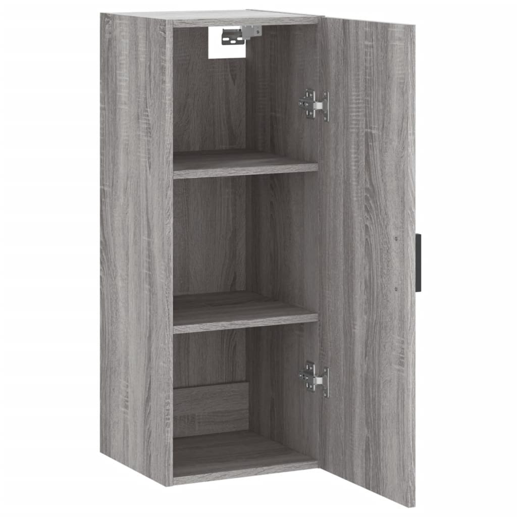 Wall Mounted Cabinet Grey Sonoma 34.5x34x90 cm