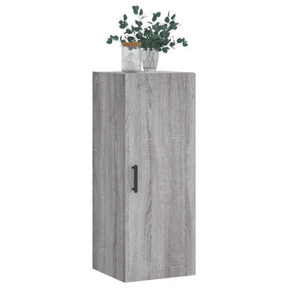 Wall Mounted Cabinet Grey Sonoma 34.5x34x90 cm