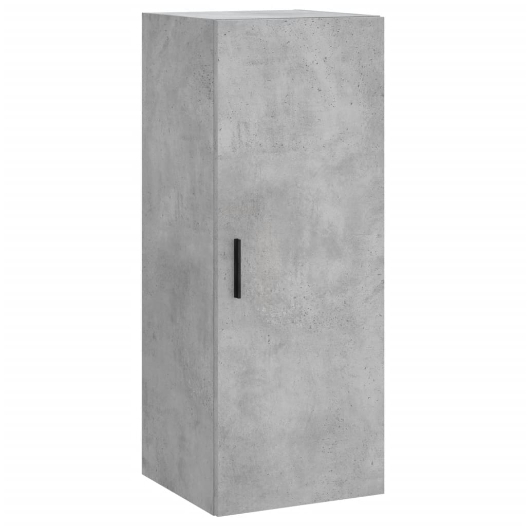 Wall Mounted Cabinet Concrete Grey 34.5x34x90 cm