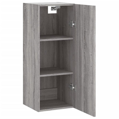 Wall Mounted Cabinet Grey Sonoma 34.5x34x90 cm