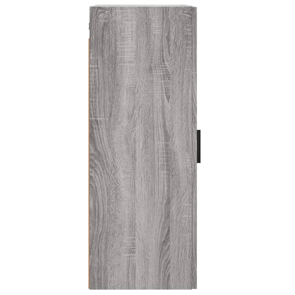 Wall Mounted Cabinet Grey Sonoma 34.5x34x90 cm