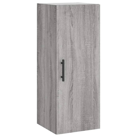Wall Mounted Cabinet Grey Sonoma 34.5x34x90 cm