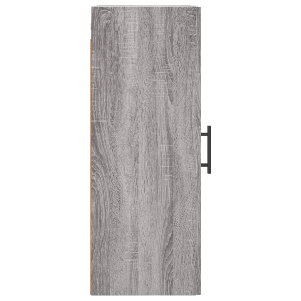 Wall Mounted Cabinet Grey Sonoma 34.5x34x90 cm