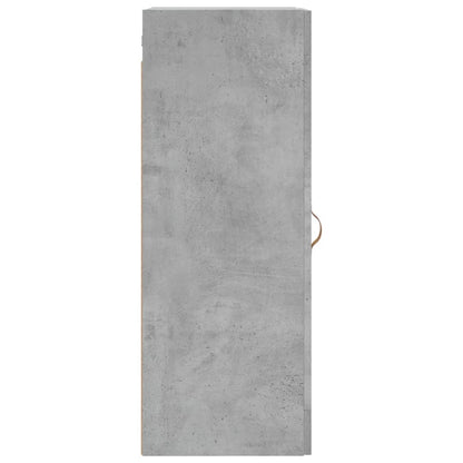 Wall Mounted Cabinet Concrete Grey 34.5x34x90 cm