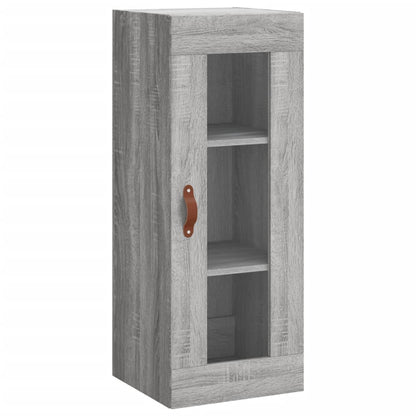 Wall Mounted Cabinet Grey Sonoma 34.5x34x90 cm