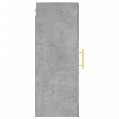 Wall Mounted Cabinet Concrete Grey 34.5x34x90 cm