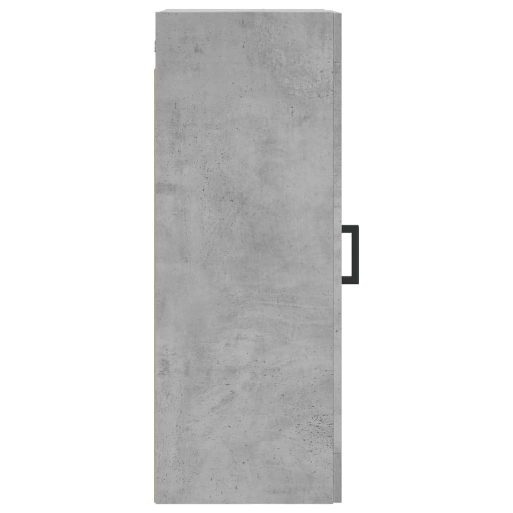 Wall Mounted Cabinet Concrete Grey 34.5x34x90 cm