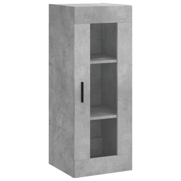 Wall Mounted Cabinet Concrete Grey 34.5x34x90 cm