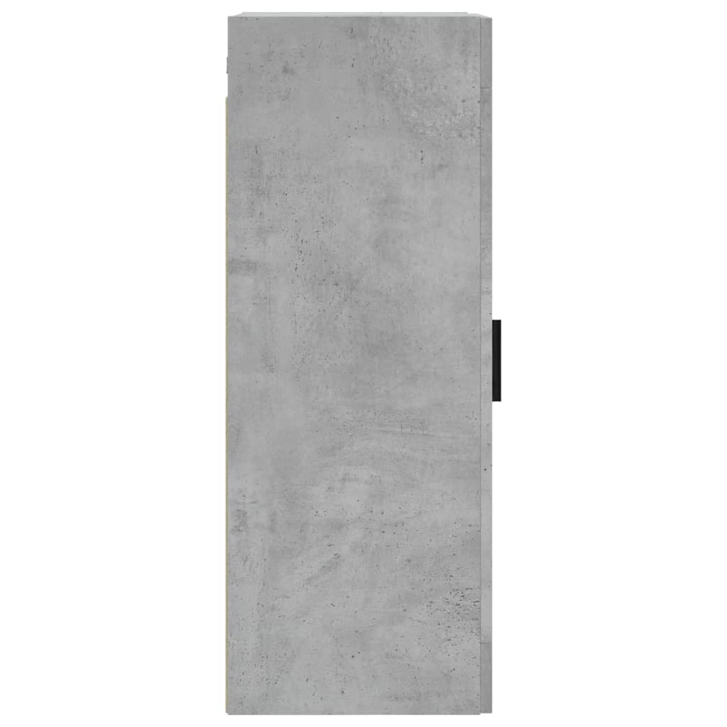 Wall Mounted Cabinet Concrete Grey 34.5x34x90 cm