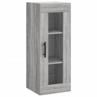 Wall Mounted Cabinet Grey Sonoma 34.5x34x90 cm