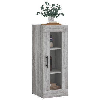 Wall Mounted Cabinet Grey Sonoma 34.5x34x90 cm