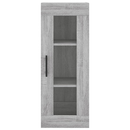 Wall Mounted Cabinet Grey Sonoma 34.5x34x90 cm