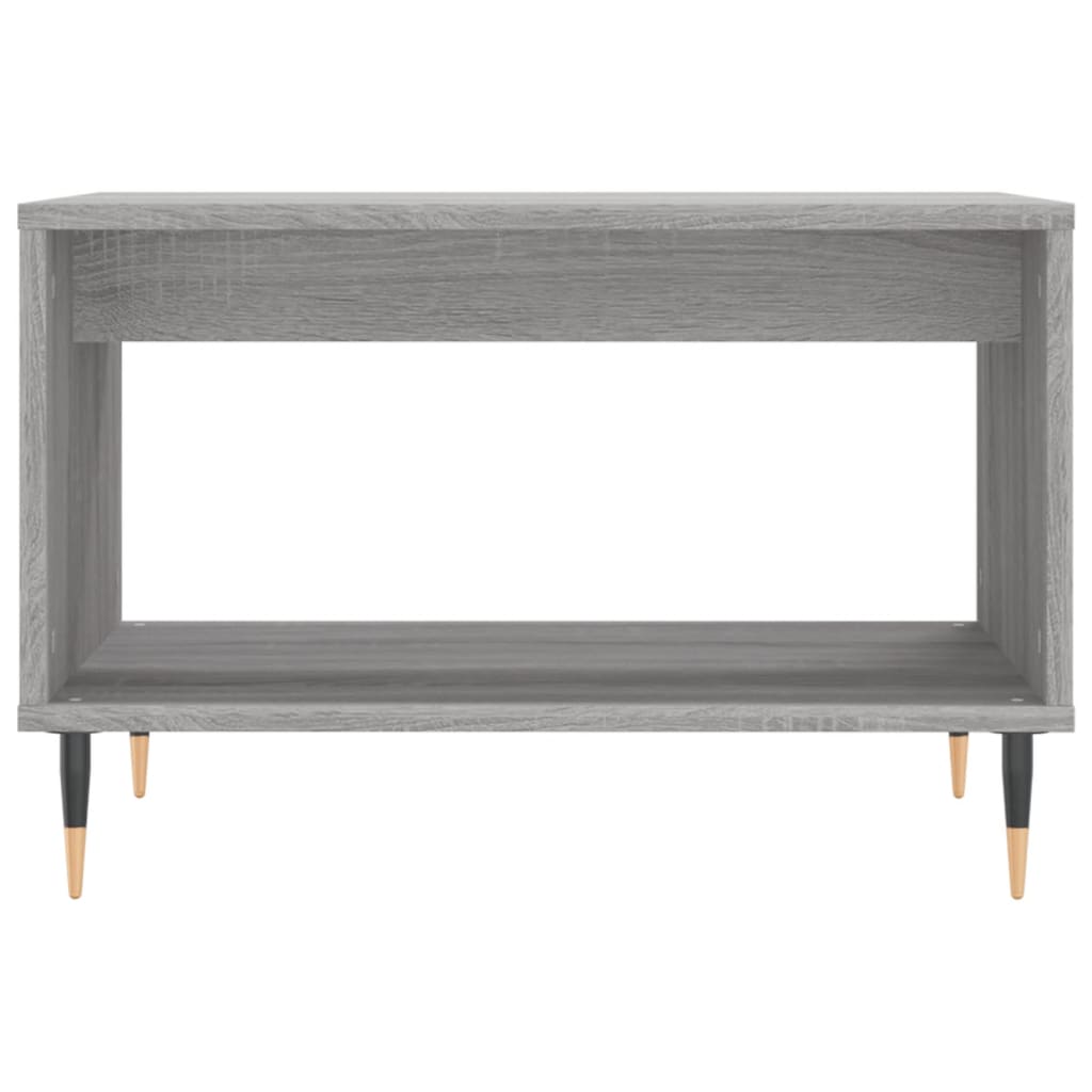 Coffee Table Grey Sonoma 60x50x40 cm Engineered Wood