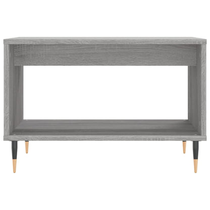Coffee Table Grey Sonoma 60x50x40 cm Engineered Wood