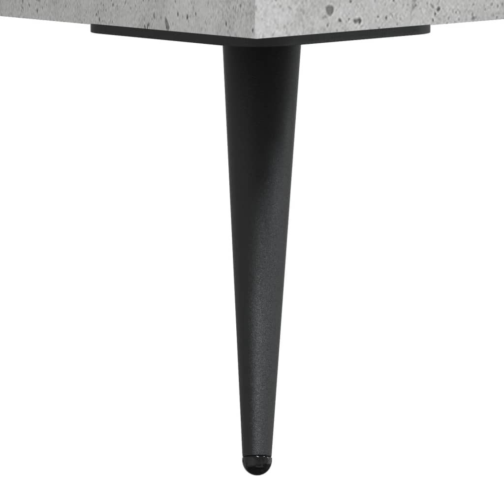 Shoe Bench Concrete Grey 102x35x55 cm Engineered Wood