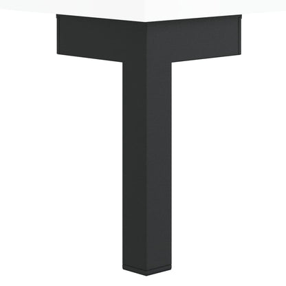 Shoe Bench High Gloss White 102x35x55 cm Engineered Wood