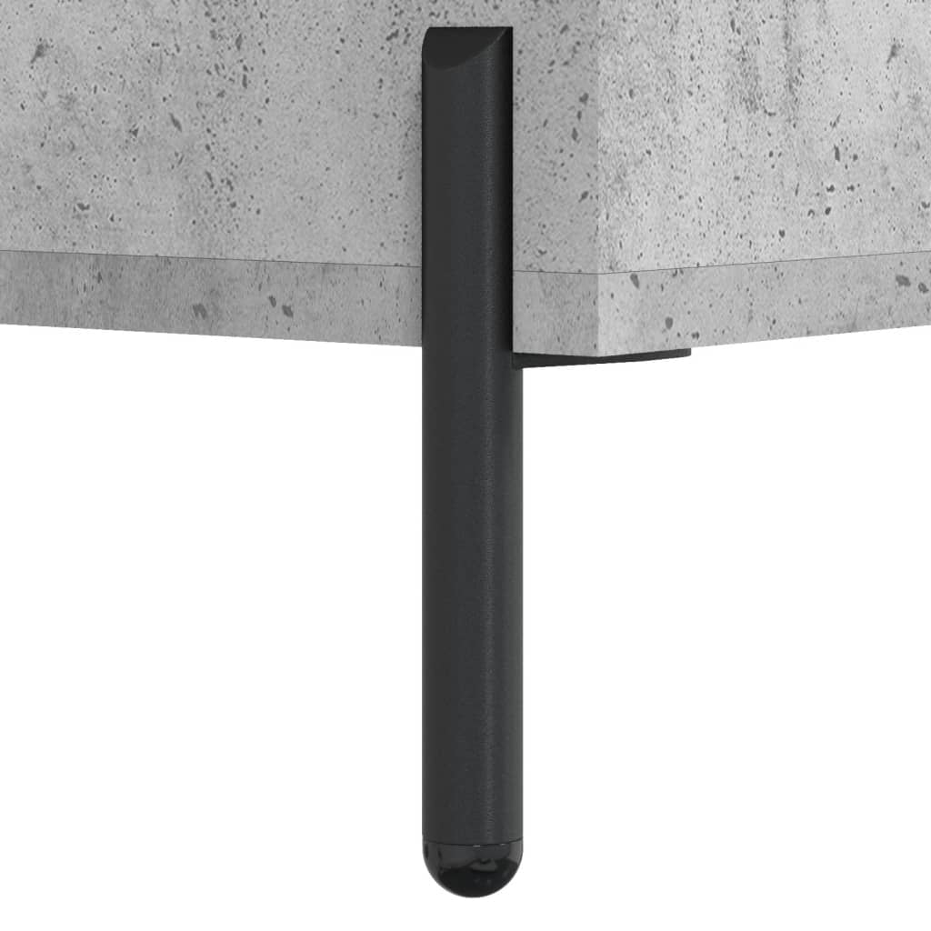 Shoe Bench Concrete Grey 102x35x55 cm Engineered Wood