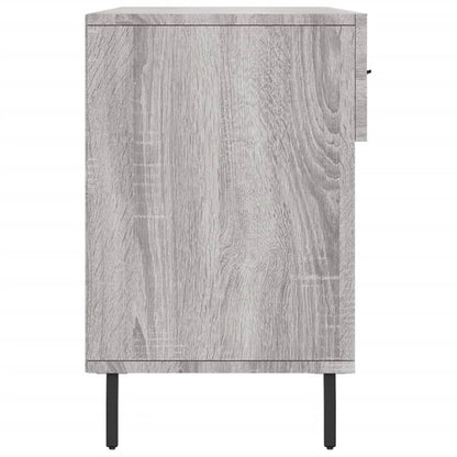 Shoe Bench Grey Sonoma 102x35x55 cm Engineered Wood