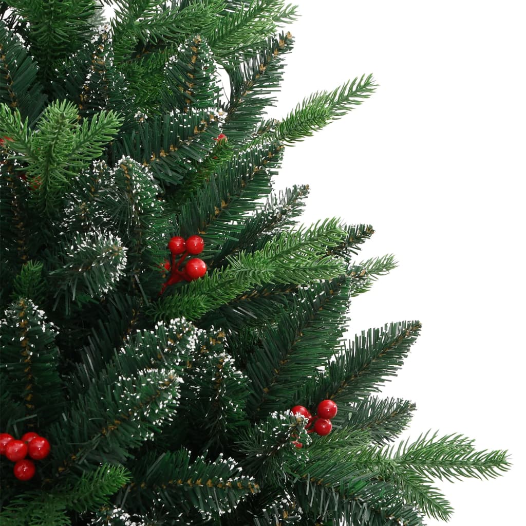 Artificial Hinged Christmas Tree Green PVC, PE, metal Medium