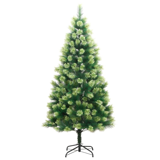 Artificial Hinged Christmas Tree Green PVC, Metal Large