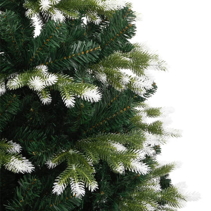 Artificial Hinged Christmas Tree with Flocked Snow 120 cm