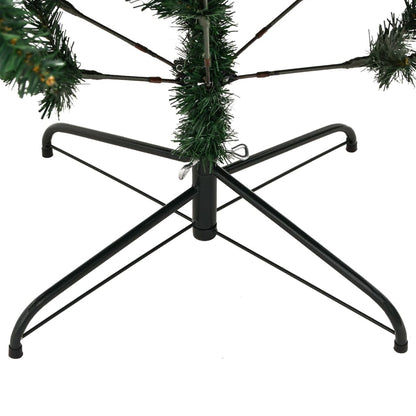 Artificial Hinged Christmas Tree Light green and dark green