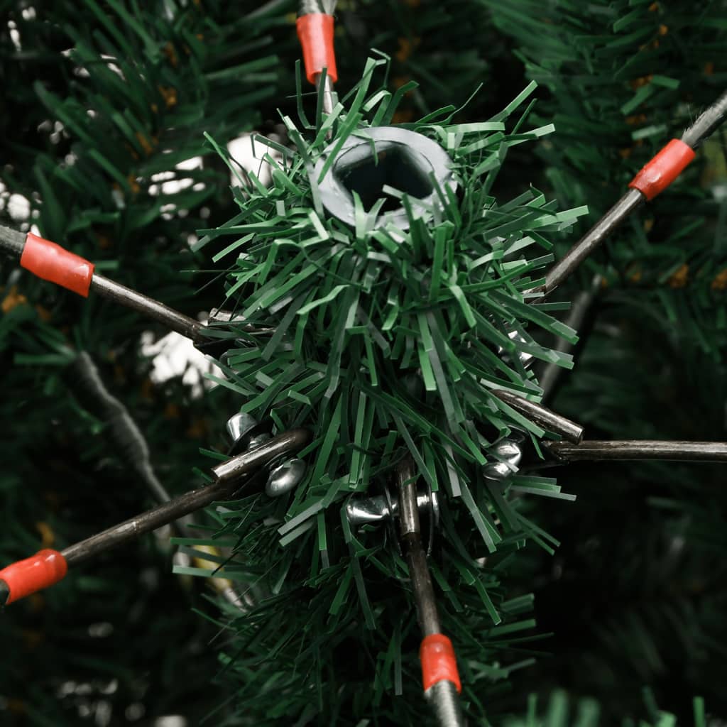 Artificial Hinged Christmas Tree Light green and dark green