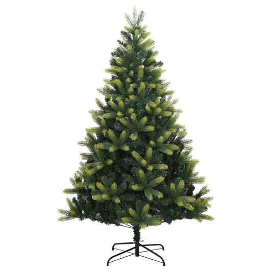 Artificial Hinged Christmas Tree Light green and dark green