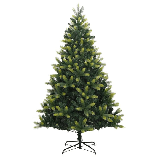 Artificial Hinged Christmas Tree Light green and dark green