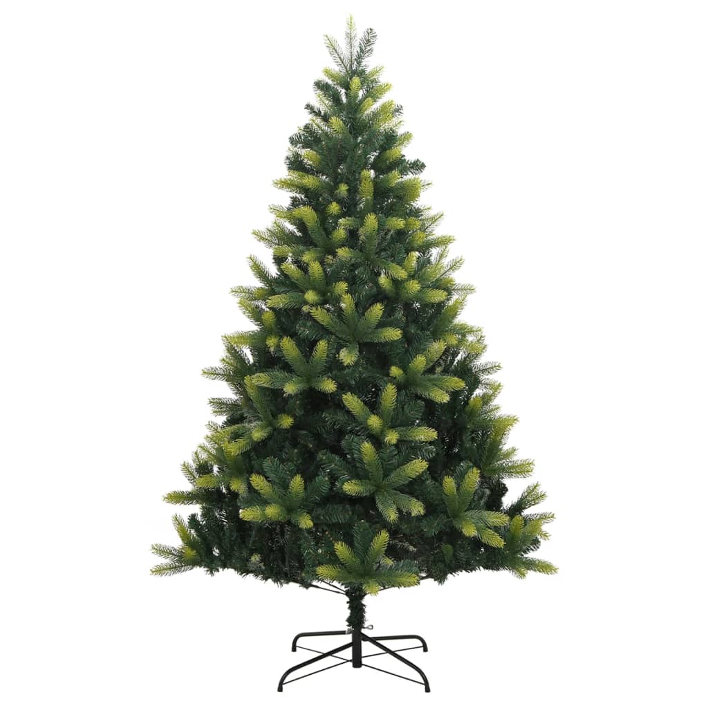 Artificial Hinged Christmas Tree Light green and dark green
