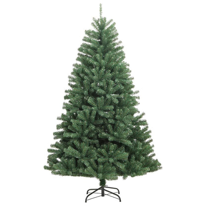 Artificial Hinged Christmas Tree Green PVC, metal 82.7 in