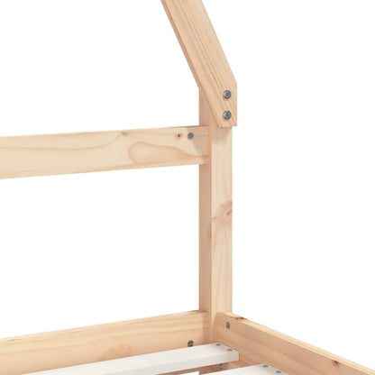 Kids Bed Frame with Drawers 80x160 cm Solid Wood Pine