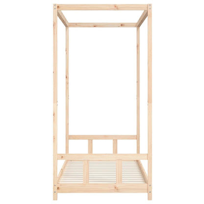 Kids Bed Frame 90x190 cm Solid Wood Pine