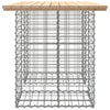 Garden Bench Gabion Design 100x70x72 cm Solid Wood Pine