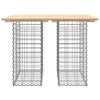 Garden Bench Gabion Design 100x70x72 cm Solid Wood Pine